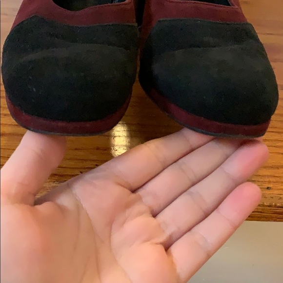 Vintage 90s Karl Lagerfeld suede Mary Jane style - Picture 11 of 14